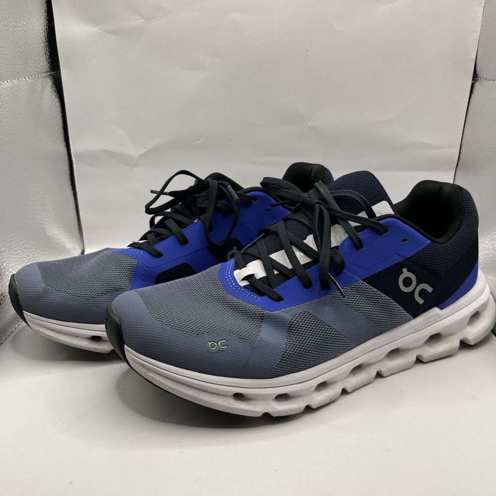 On Cloudrunner Wide Men’s Size 10 Eclipse Frost Running Shoes 56.99012